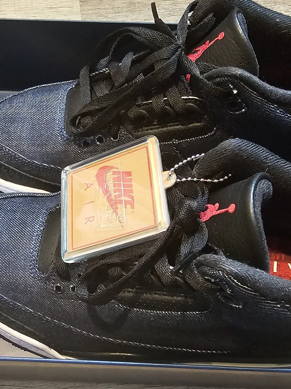 Air Jordan x Levi's Jordan 3 Retro Raw Indigo Denim Men’s sz 8  Women's sz 9.5